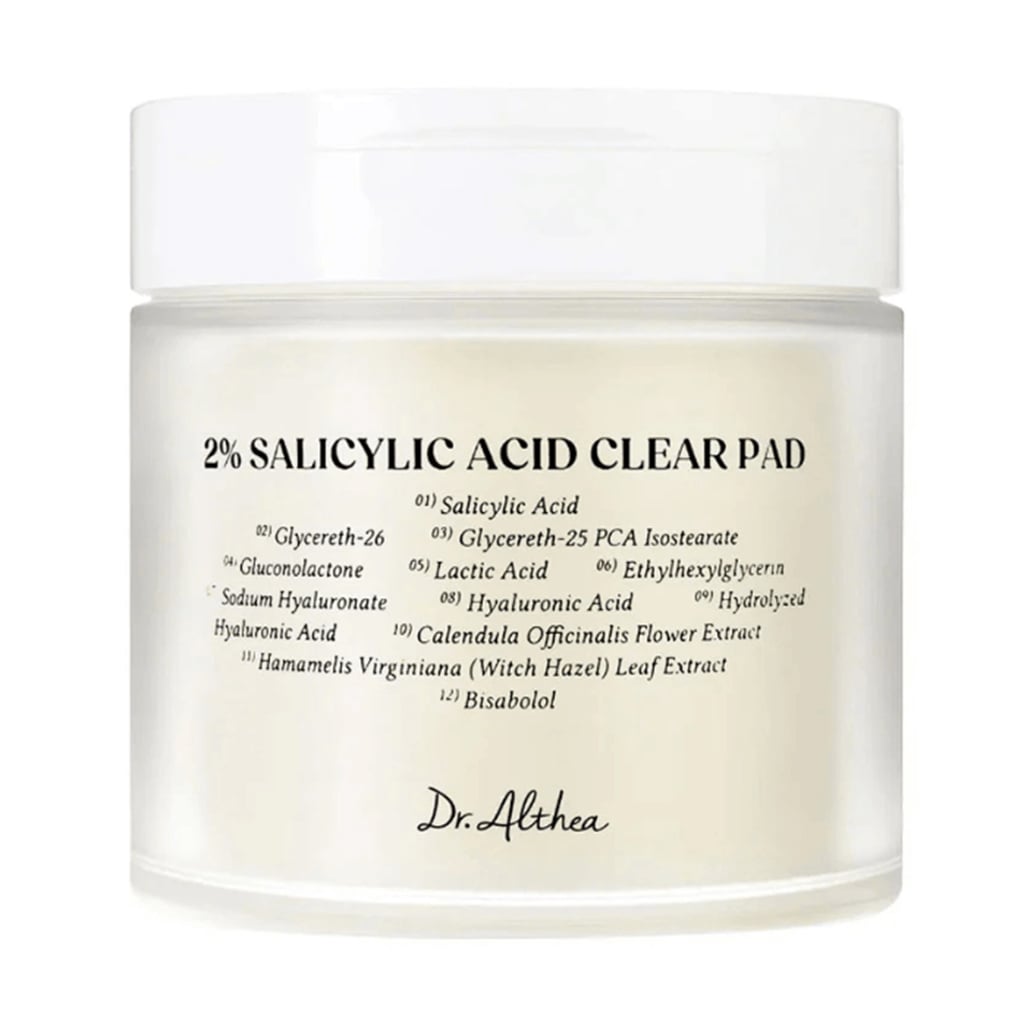 Тонер-педи для обличчя Dr. Althea 2% Salicylic Acid Clear Pad із саліциловою кислотою, 60 шт, 170 г
